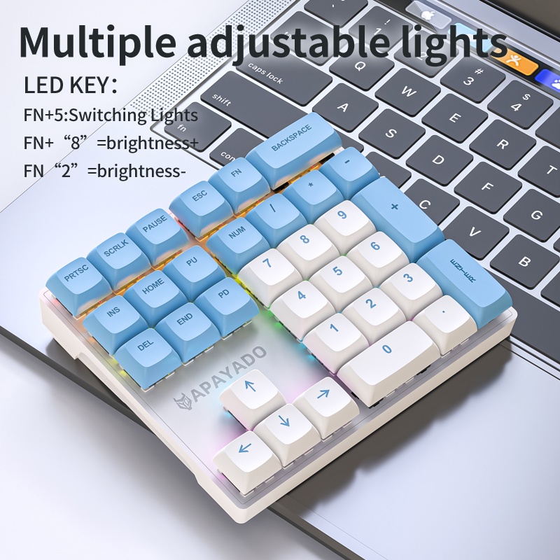 Bàn Phím Cơ 33 Phím Trục Đỏ Chuyên Dụng