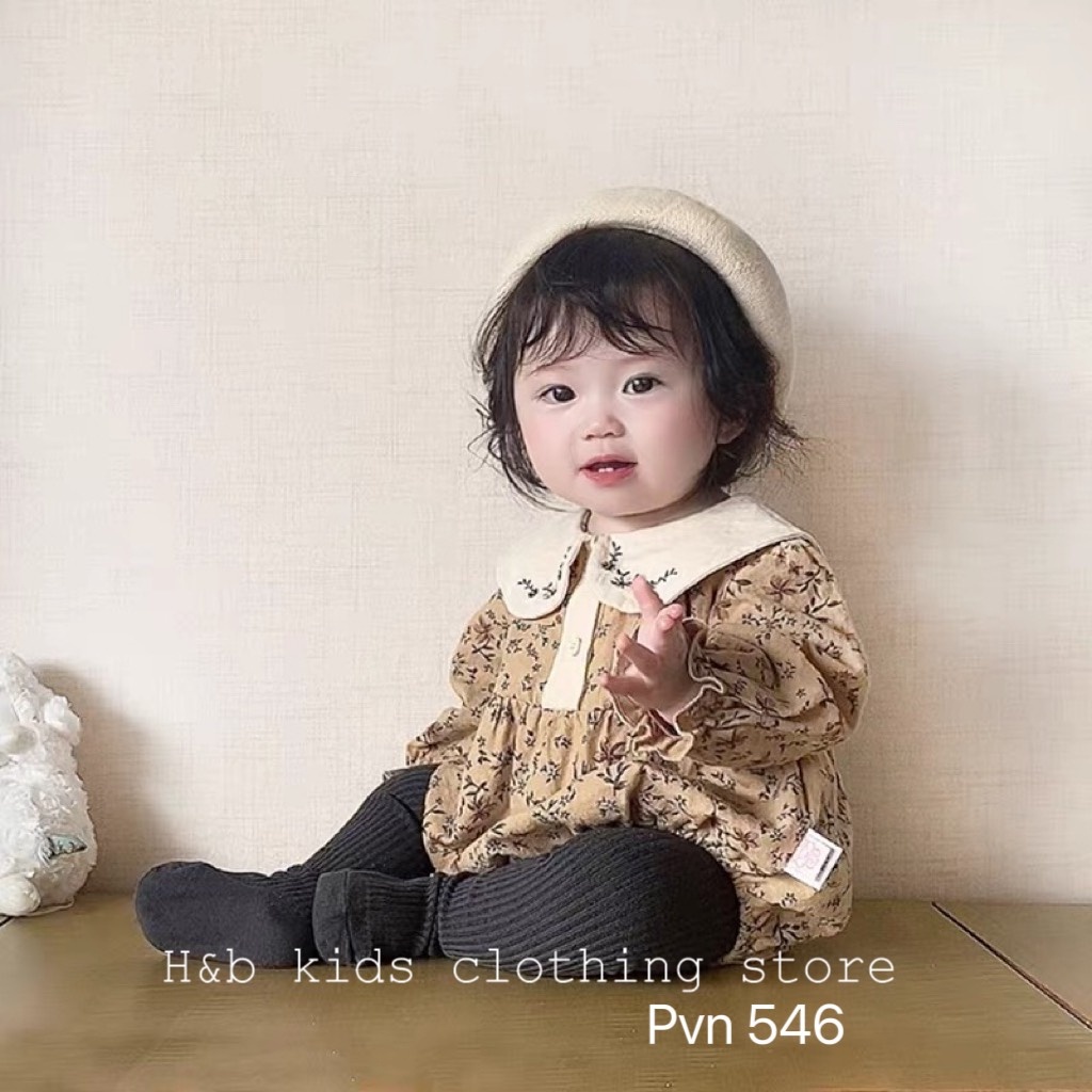 SALE BỘ BODY DÀI TAY HOA NHÍ BÉ GÁI DỄ THƯƠNG