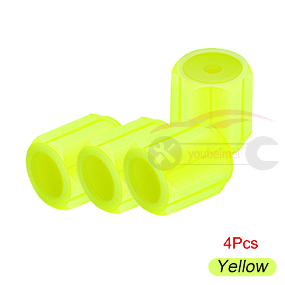Nắp Van Bánh Xe Phát Sáng Trong Đêm Thông Dụng Cho Xe Hơi Xe Máy