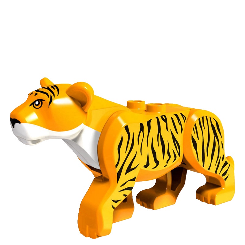 Lego Hình Động Vật Báo / Gấu / Voi / Cá Mập / Cá Mập Màu Đen Cho Bé