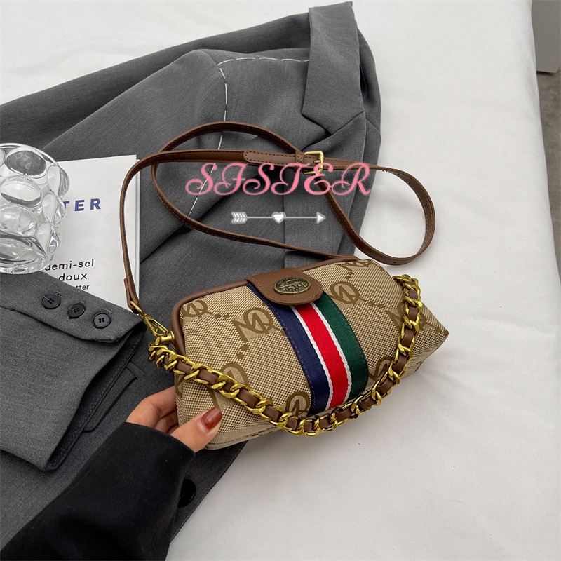 SISTER  Túi đeo chéo Túi Vải nữ 2023 NEW  Korean Style Trendy Thoải mái Thanh lịch L91T19B6 37Z230910