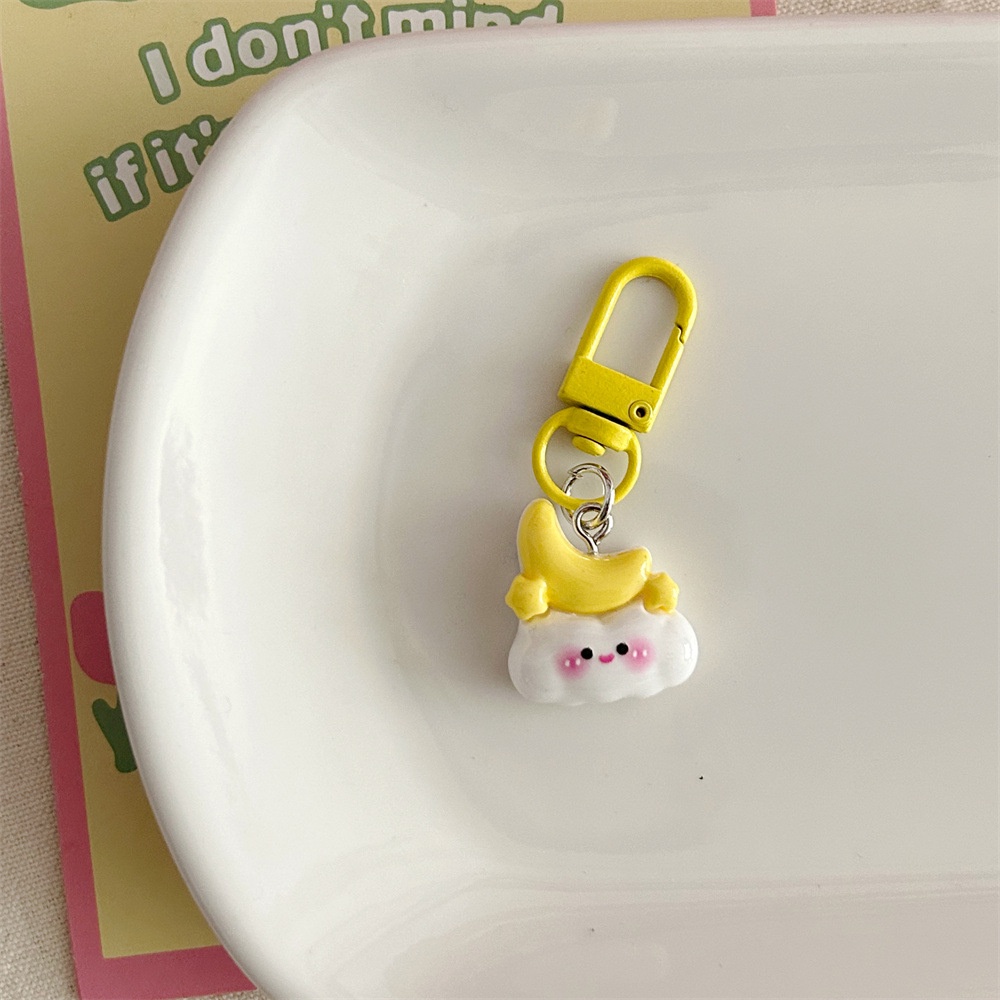 Dễ Thương Vỏ Bảo Vệ Hộp Sạc Tai Nghe Hoạt Hình Mặt Trăng Ngôi Sao Đám Mây Cho Cặp Đôi