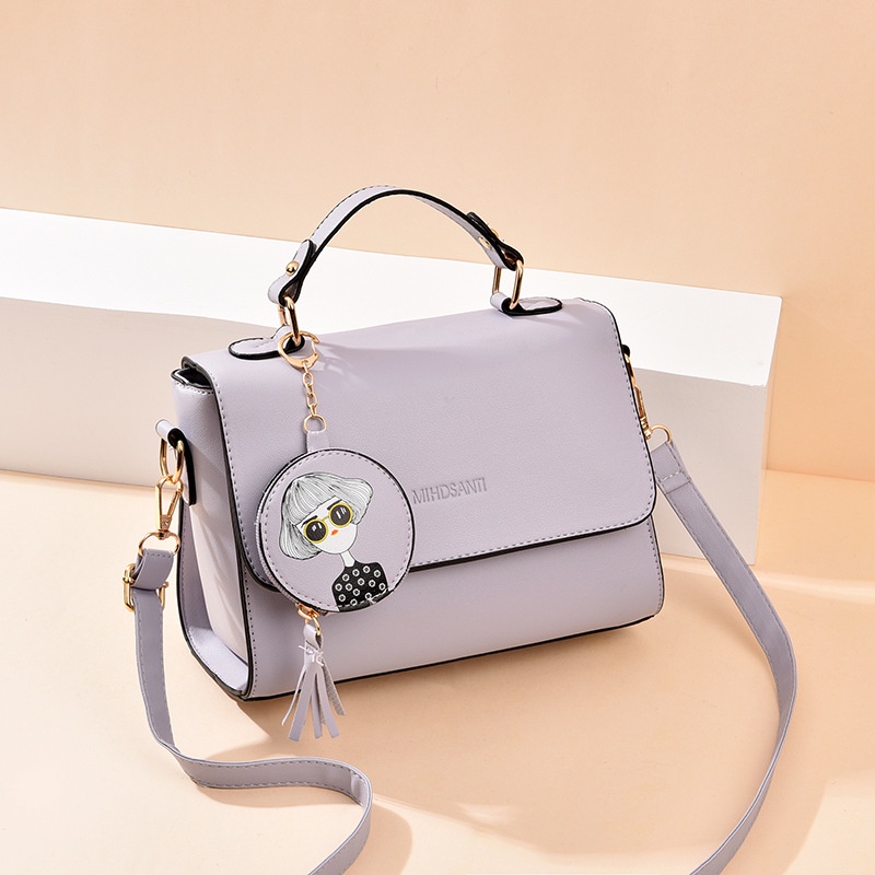 Ielgy Túi Đeo Chéo Vai Hình Vuông Cỡ Nhỏ Phong Cách Hàn Quốc Thời Trang Cho Nữ