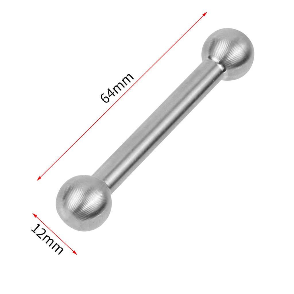 Thanh Nối Dài Bằng Thép Không Gỉ Hai Đầu 12mm Ốc Vít 1 / 4 "Cho Kẹp Màn Hình Máy Ảnh