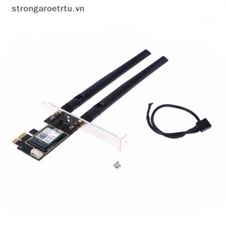 Card Mạnh Mẽ Không Dây 2.4g / 5g intel 7260ac pci-e Cho Máy Tính Để Bàn Kết Nối bluetooth 4.0