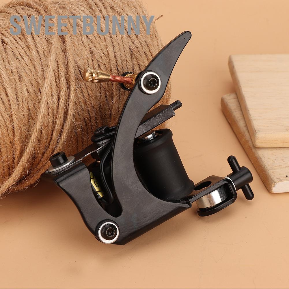 SweetBunny Máy xăm hợp kim chuyên nghiệp Cuộn dây đồng Sắt Shader lót súng