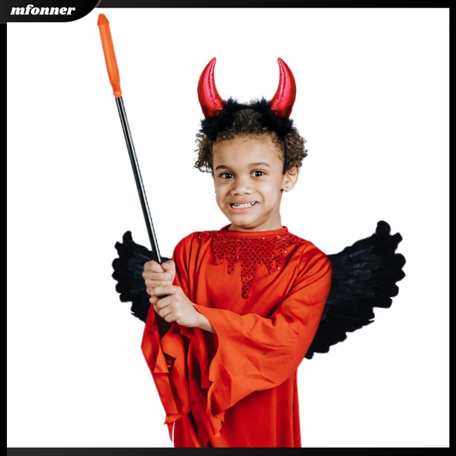 Bộ Cánh Thiên Thần Ác Quỷ Màu Đen Hóa Trang halloween Cho Bé