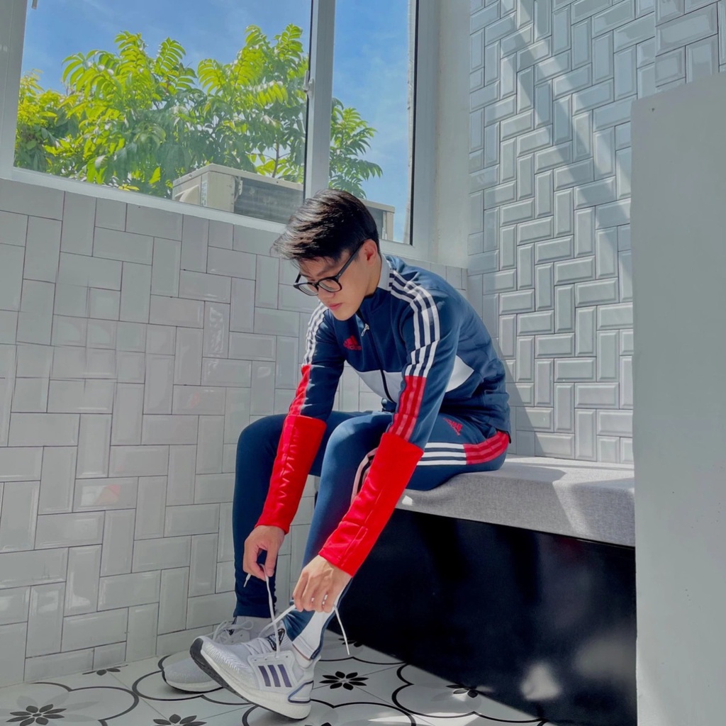 Bộ Quần Áo Thể Thao Adidas Men's Tiro Track - Navy/red