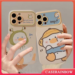 Hoạt Hình Ốp Điện Thoại tpu Mềm Họa Tiết Chú Vịt Cho iphone 7 15 8 6 6s plus 11 15 pro max xr x 13 12 14 pro max xs max se 2020