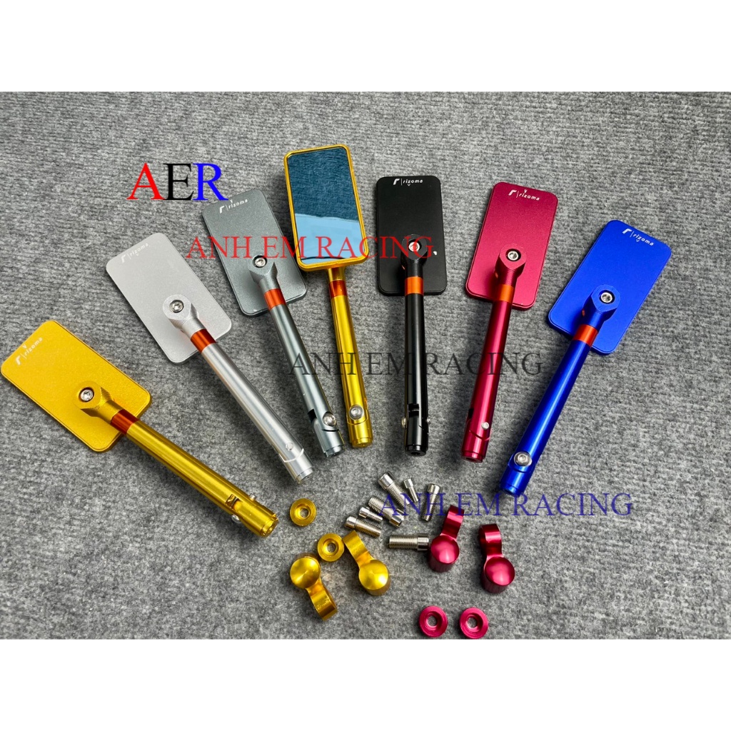 Kính chiếu hậu xe máy kiểu iphone vuông  1 cái