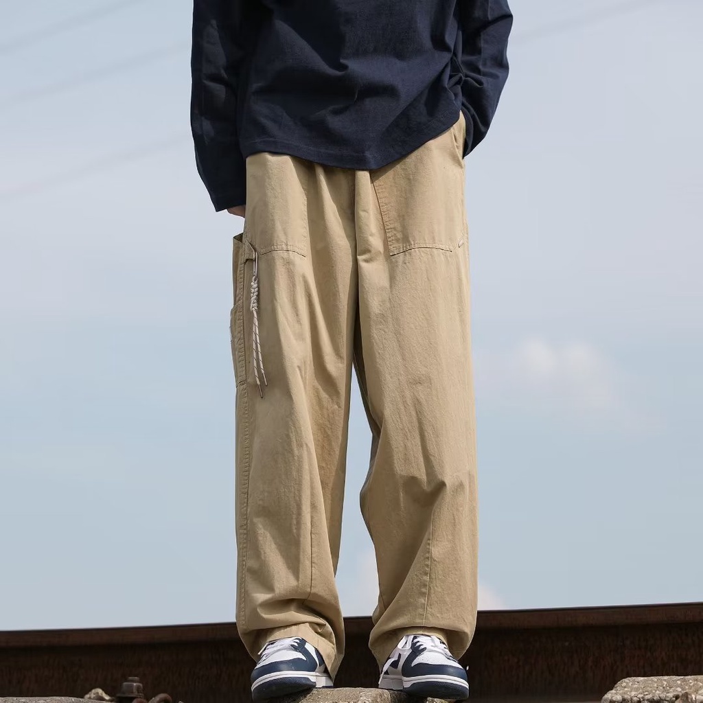 Quần baggy Ống Rộng plus size m-8xl Cho Nam