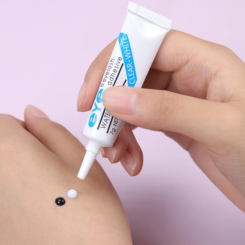 Keo Dán Lông Mi Giả / Nối Mi Màu Trắng / Đen Trong Suốt Nhanh Khô Chống Thấm Nước Lâu Trôi 7g