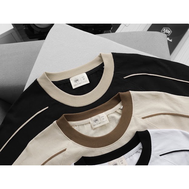 ÁO THUN THỂ  THAO  UNISEX PHỐI LINES