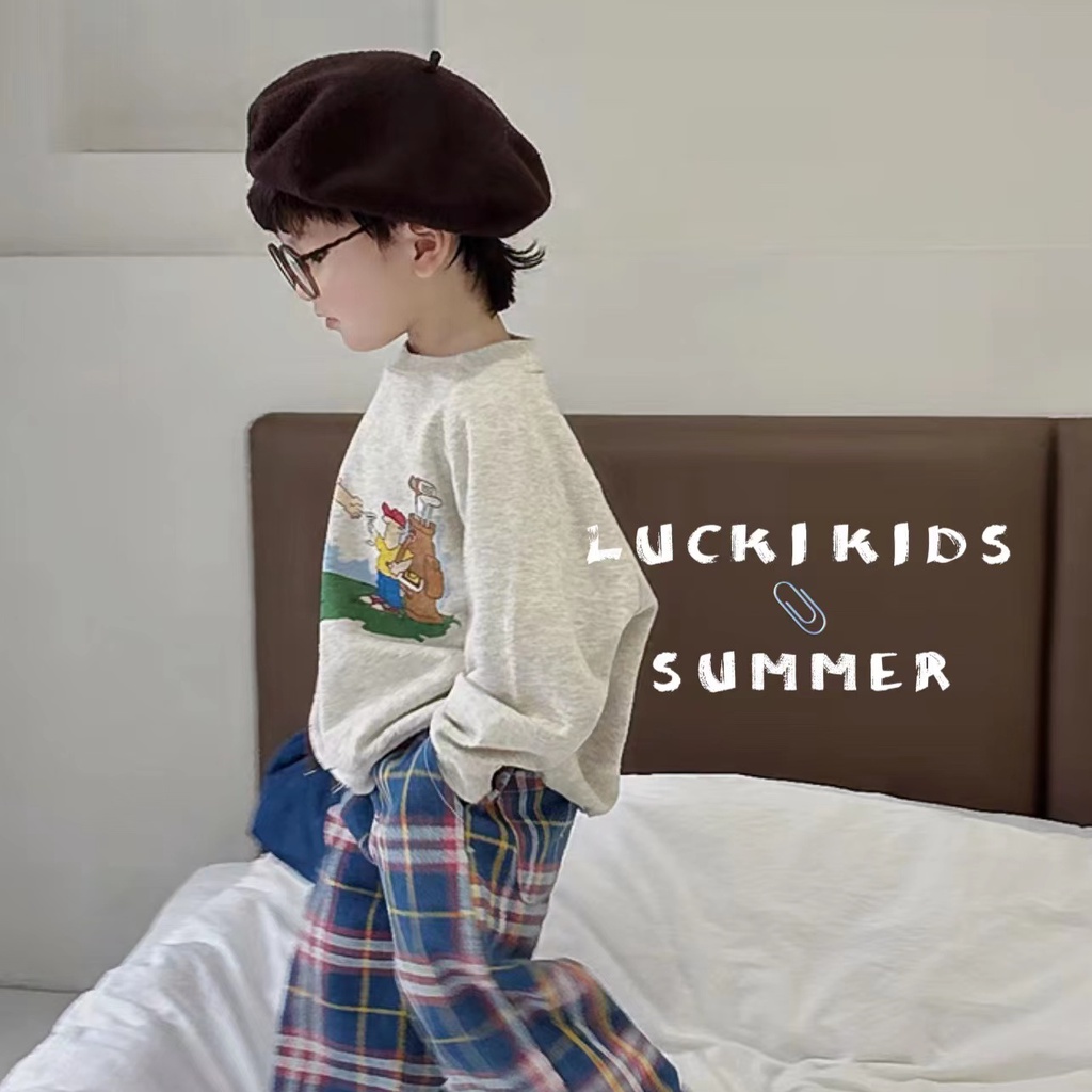 Bộ Đồ Thể Thao Dài Tay Phong Cách Thời Trang Xuân Thu Mới 2023 Cho Bé Trai Và Gái 0g1d