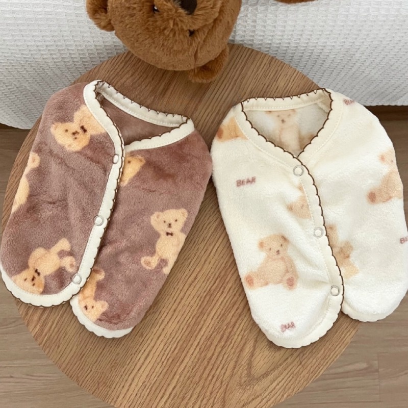 Áo Khoác Vải Lông Cừu Ấm Áp Mùa Thu Đông Phong Cách Mới Cho Chó Mèo