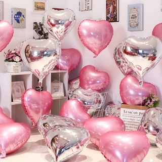 Bong Bóng Trái Tim Trang Trí Tiệc Cưới