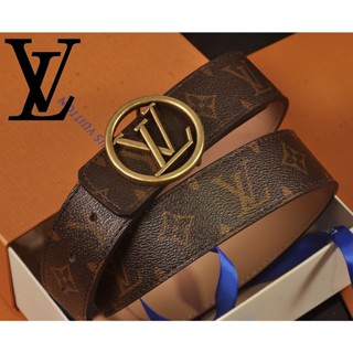 Hàng Có Sẵn! Lv Thắt Lưng Da Bò Chất Lượng Cao Cho Nam Và Nữ