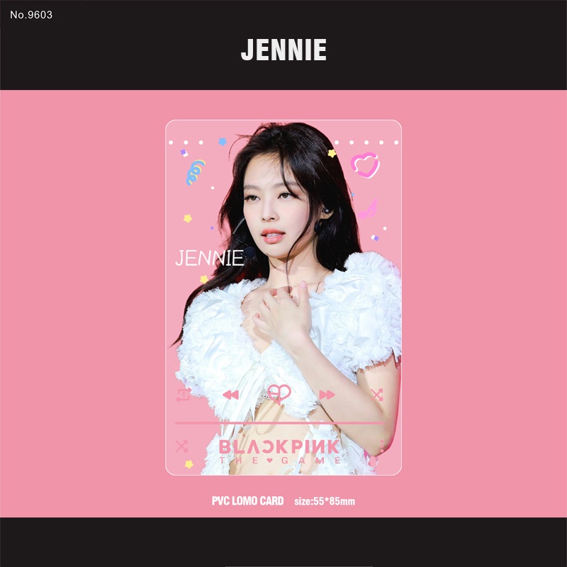 Blackpink Album INS Transparent Photocard PVC Lomo Card