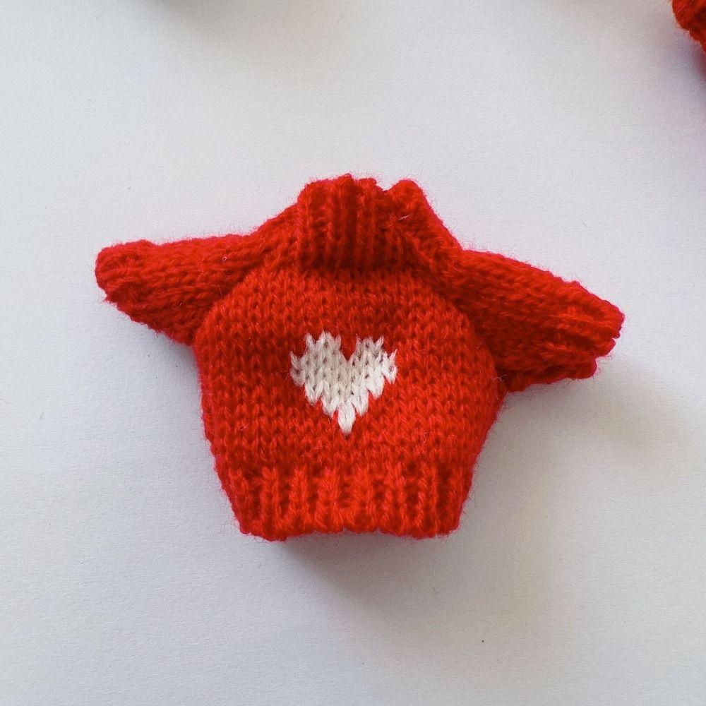 Búp Bê bjd bjd 10cm 16cm / 17cm Mặc Áo sweater Phong Cách Giáng Sinh Dễ Thương