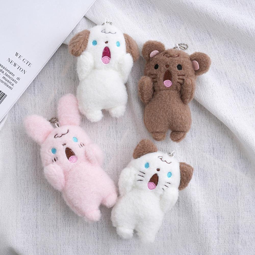 Danby Móc Khóa Thỏ Nhồi Bông Mềm Mại Dễ Thương Dùng Làm Quà Tặng Cho Bé