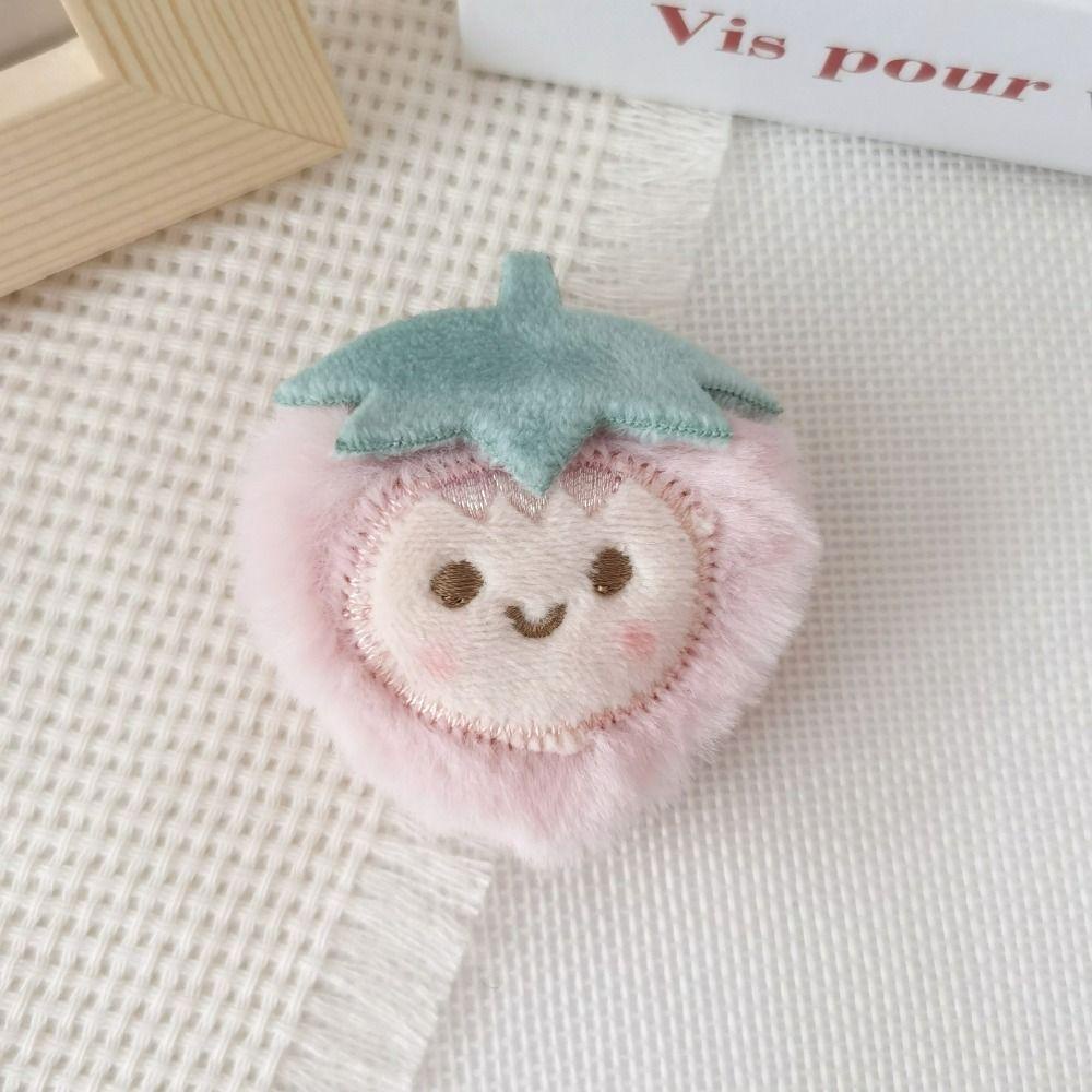 Shanlin Trâm Cài Áo Hình Trái Cây Bằng Vải Lông Nhung Phong Cách Hàn Quốc Cho Tuổi Teen