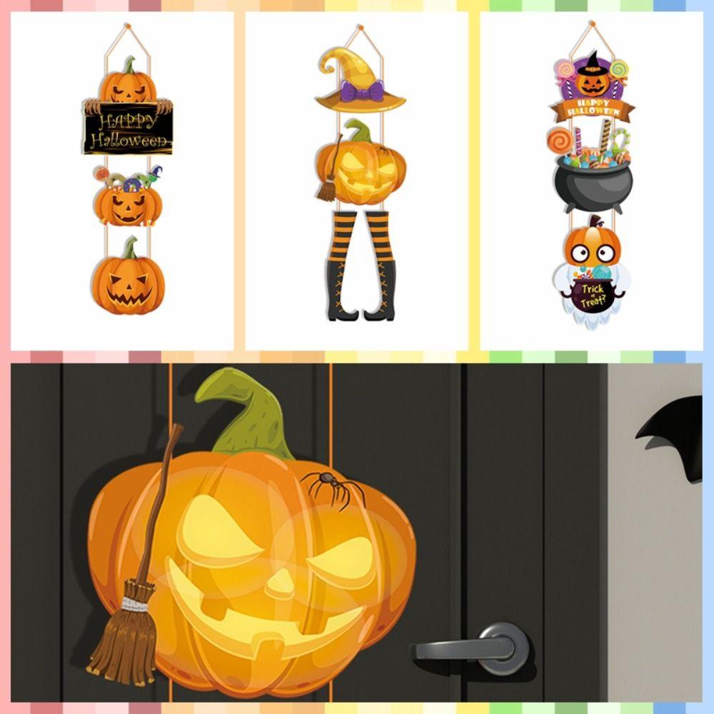 Thẻ Giấy Treo Cửa Trang Trí halloween Có Thể Tái Sử Dụng