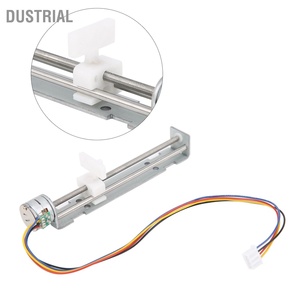 Dustrial Động cơ bước Hành trình tuyến tính có thanh trượt 80mm 2 pha 4 dây Máy khắc laser nhỏ DIY
