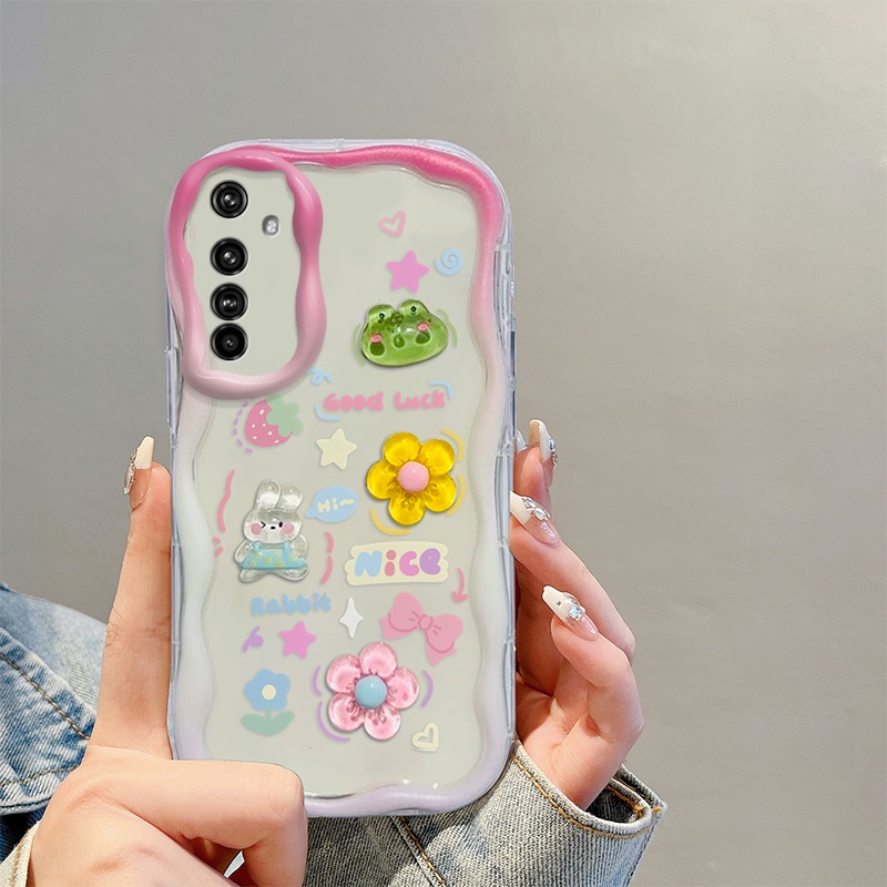 Ốp lưng realme 6 Dễ Thương Ốp Điện Thoại Gắn Búp Bê Hoạt Hình 3d Thời Trang Cho realme 6