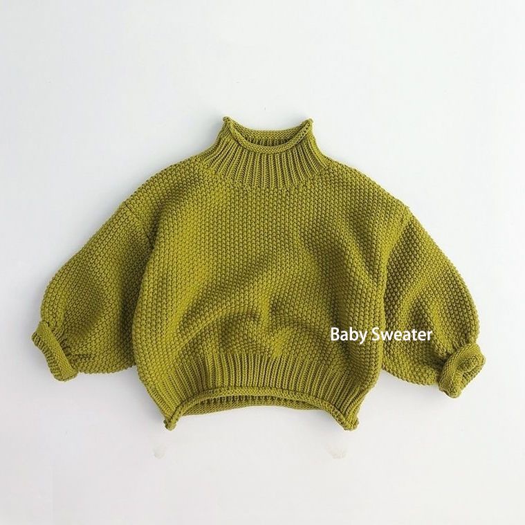 Áo Sweater Dệt Kim Cổ Lọ Phong Cách Thời Trang Thu Đông Mới 2023 Dành Cho Bé Trai Và Bé Gái