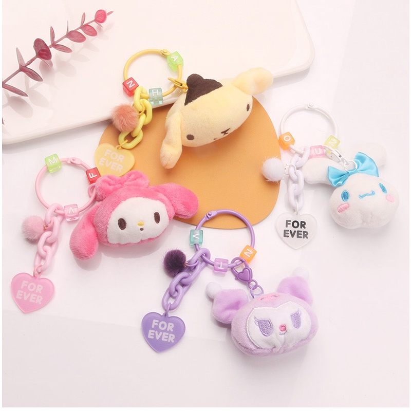 Hoạt Hình Móc Khóa Hình sanrio kuromi melody Nhiều Màu Sắc Bằng acrylic