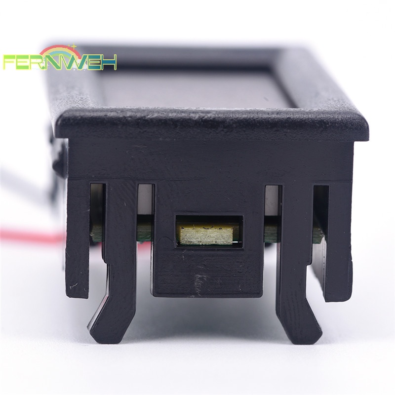 Vôn Kế Kỹ Thuật Số mini dc 0-30v Màu Đỏ Cho Xe Hơi