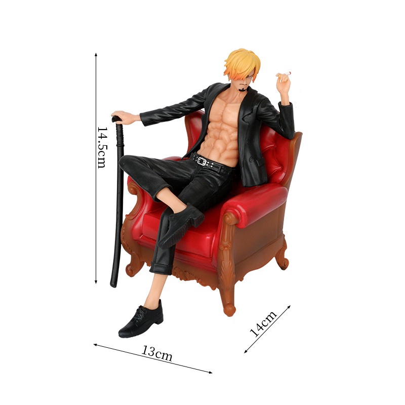 One Mô Hình Nhân Vật ace sanji gekko Miche Ngồi Ghế sofa