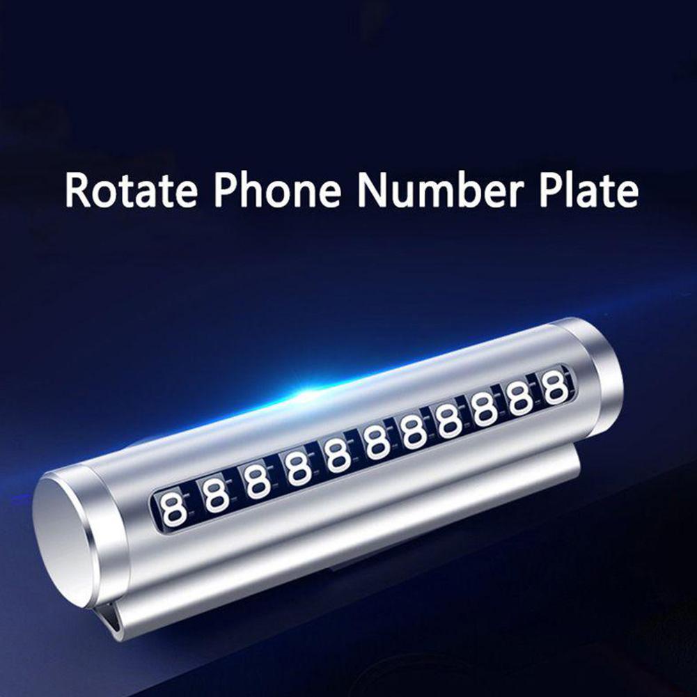 Thẻ Đỗ Xe Tạm Thời Bằng Kim Loại Có Con Lăn Chuyên Dụng Cho Xe Hơi