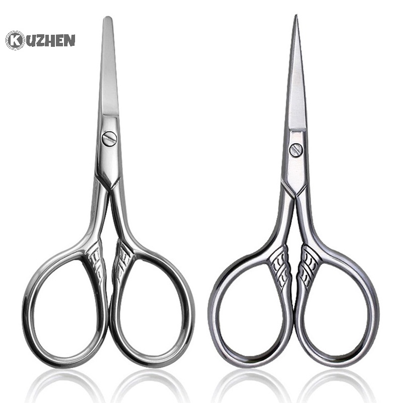 Kuzhen 1 Kéo Cắt Tỉa Lông Mày / Lông Mi / Mũi Bằng Thép Không Gỉ