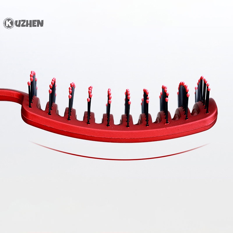 Lược Chải Tóc Xoăn Mát Xa Da Đầu Bằng nylon Cho Nữ kuzhen