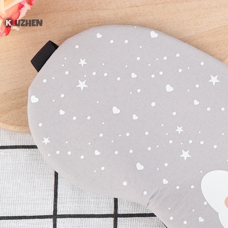 Kuzhen Miếng Che Mắt Ngủ cotton Họa Tiết Hoạt Hình Sáng Tạo