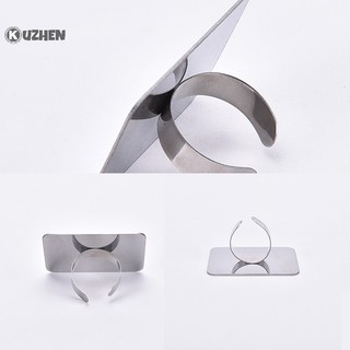 Kuzhen Nhẫn Thép Không Gỉ Trộn Màu Sơn Móng Tay Có Thể Điều Chỉnh