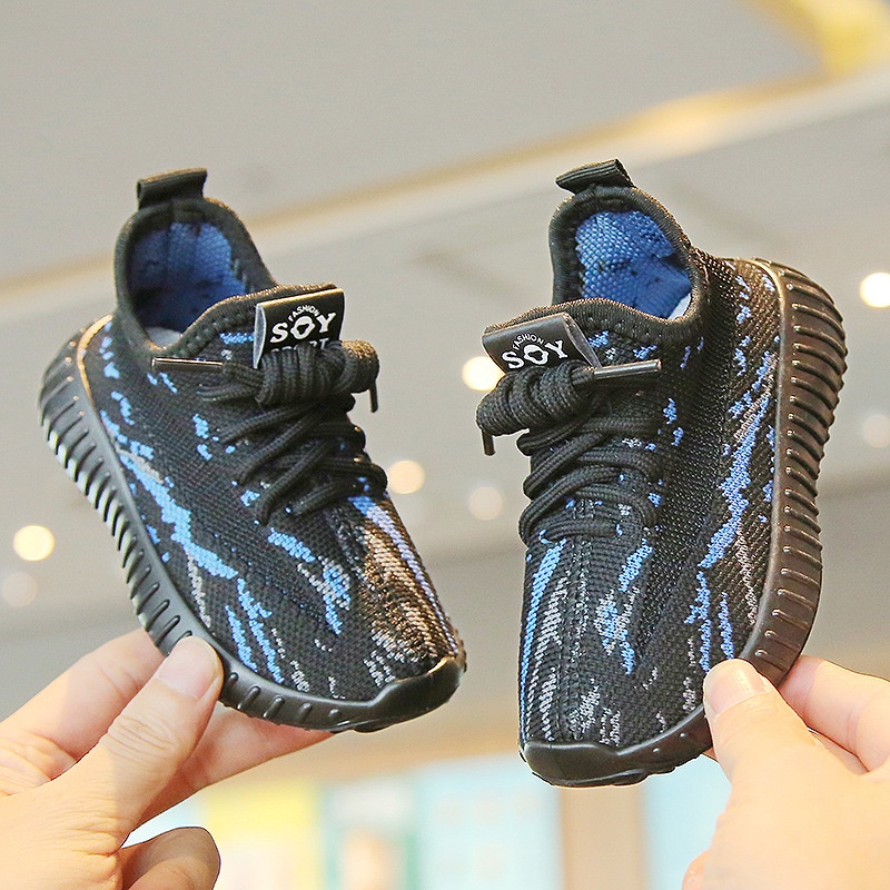 Giày Thể Thao Phối Lưới Thoáng Khí Thời Trang Xuân Thu 2023 Cho Bé