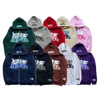 Áo Hoodie Có Khóa Kéo In Chữ y2k Và Ngôi Sao Phong Cách retro Mỹ Thời Trang Xuân Thu Cho Nam Và Nữ