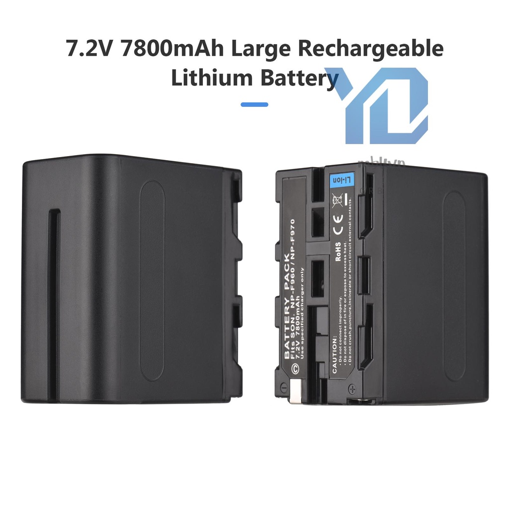 Bộ Pin Máy Ảnh Và Sạc 1pc 7.2v 7800mah np-f960 / np-f970 Cho np-f550 f570 f750 f770 f960 f970 top 1