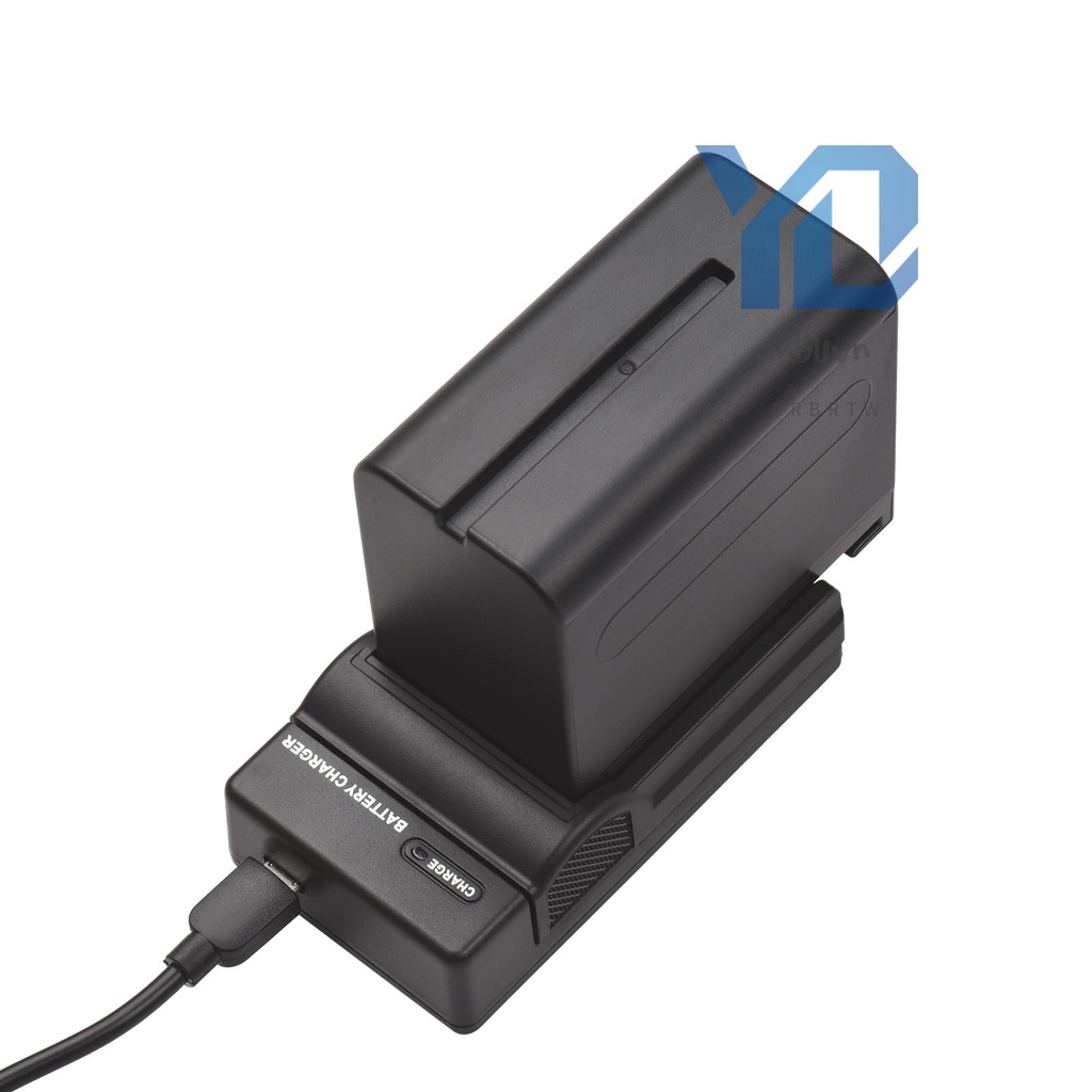 Bộ Pin Máy Ảnh Và Sạc 1pc 7.2v 7800mah np-f960 / np-f970 Cho np-f550 f570 f750 f770 f960 f970 top 1