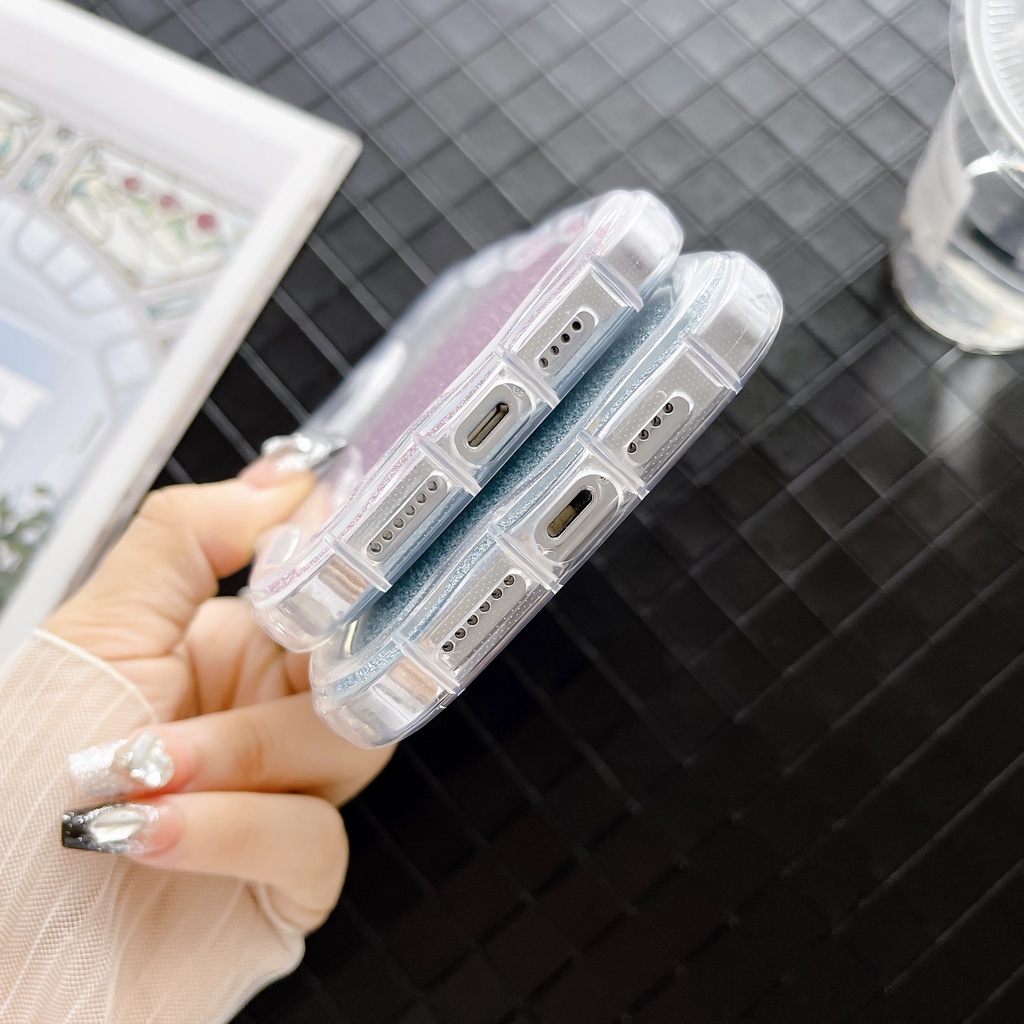 Ốp Điện Thoại 2 Trong 1 Phối Kim Tuyến Cho oppo reno 5 case 4 8 pro 5z 5k 6 7 7z 8z 8t 4g 5g