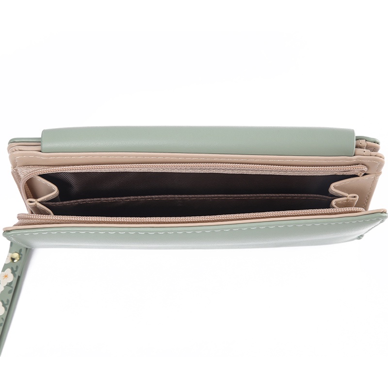 Ví Da pu Dài In Họa Tiết Thời Trang Cho Nữ