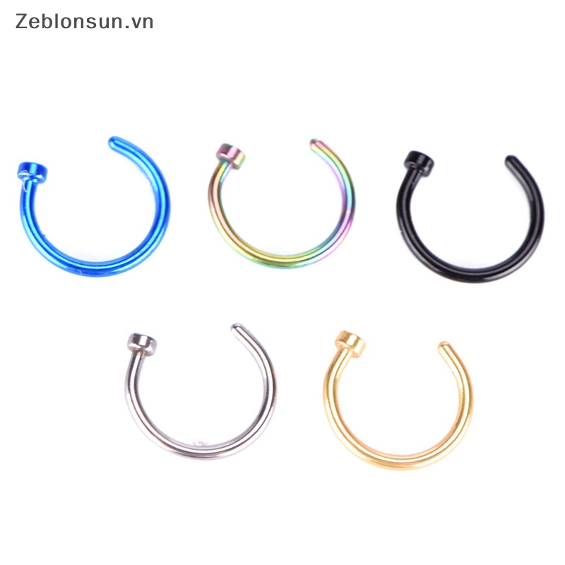 Khuyên Mũi Tròn Nhỏ Bằng Thép Phẫu Thuật Thời Trang
1 Khuyên Mũi Thép Không Gỉ Đính Đá Cá Tính
Khuyên Mũi Tròn Nhỏ Bằng Thép Mỏng Chất Lượng Cao