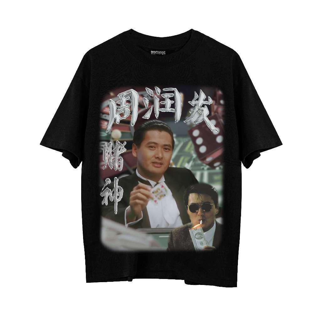 Áo thun Rdiculous , CHÂU TINH TRÌ & CHÂU NHUẬN PHÁT vải thun 2 chiều 99% cotton 250g