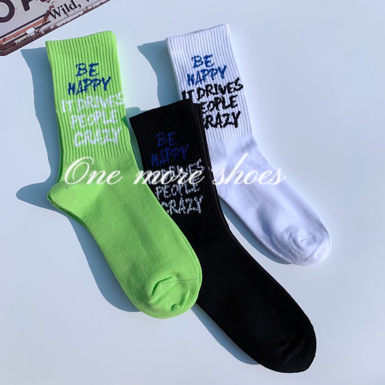 One more shoes⭐Vớ Thể Thao Phong Cách Đường Phố Âu Mỹ Cá Tính