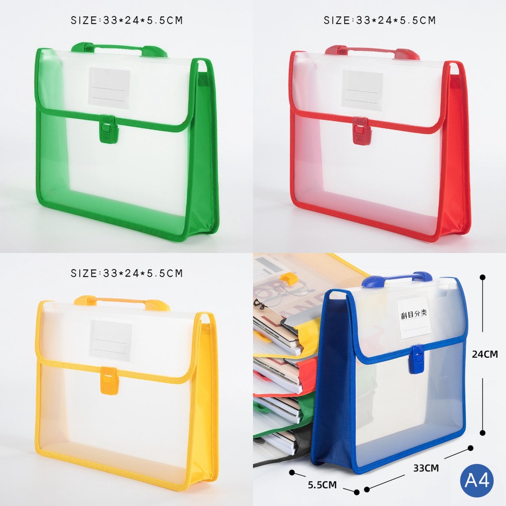 Túi Nhựa Đựng Tài Liệu Khổ a4 a3 a4 Chống Thấm Nước Tiện Dụng