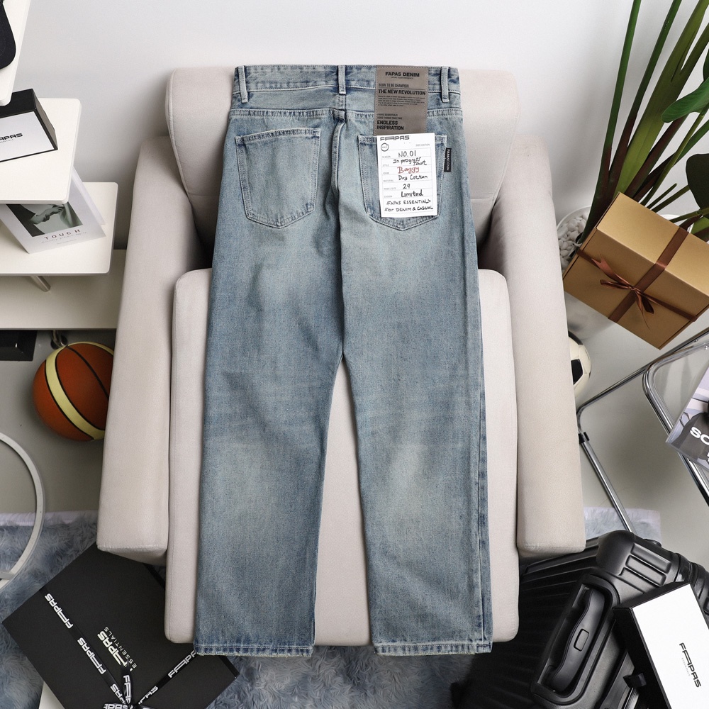 Quần Jeans Nam Chất Liệu Denim Cá Tính Dates FAPAS