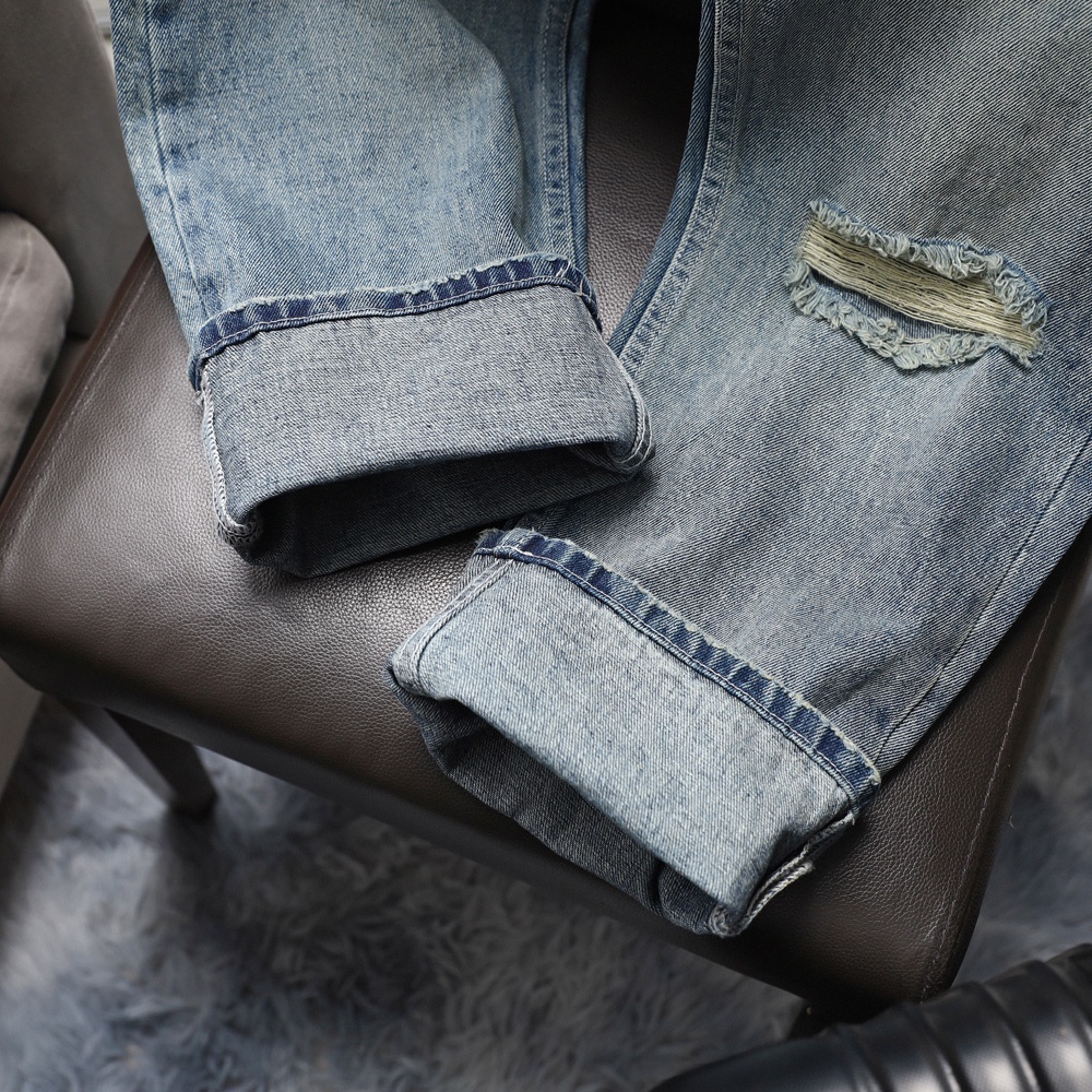 Quần Jeans Nam Chất Liệu Denim Cá Tính Dates FAPAS