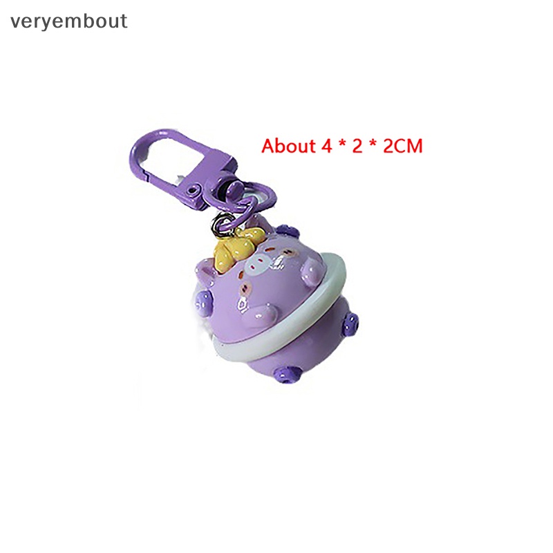 Ut Phụ Kiện Mặt Dây Chuyền Hình Bánh donut Sáng Tạo Chống Rơi Trang Trí Túi Xách / Móc Khóa diy